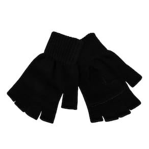 Luvas de malha sem dedos Levi`s Marled Black para homens
