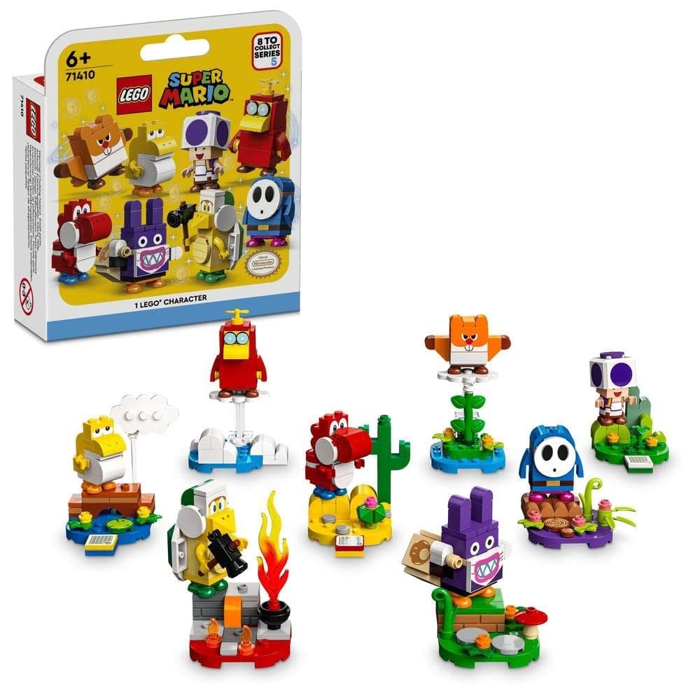 Kit de construção: pacotes de personagens LEGO Super Mario, série 5 71410