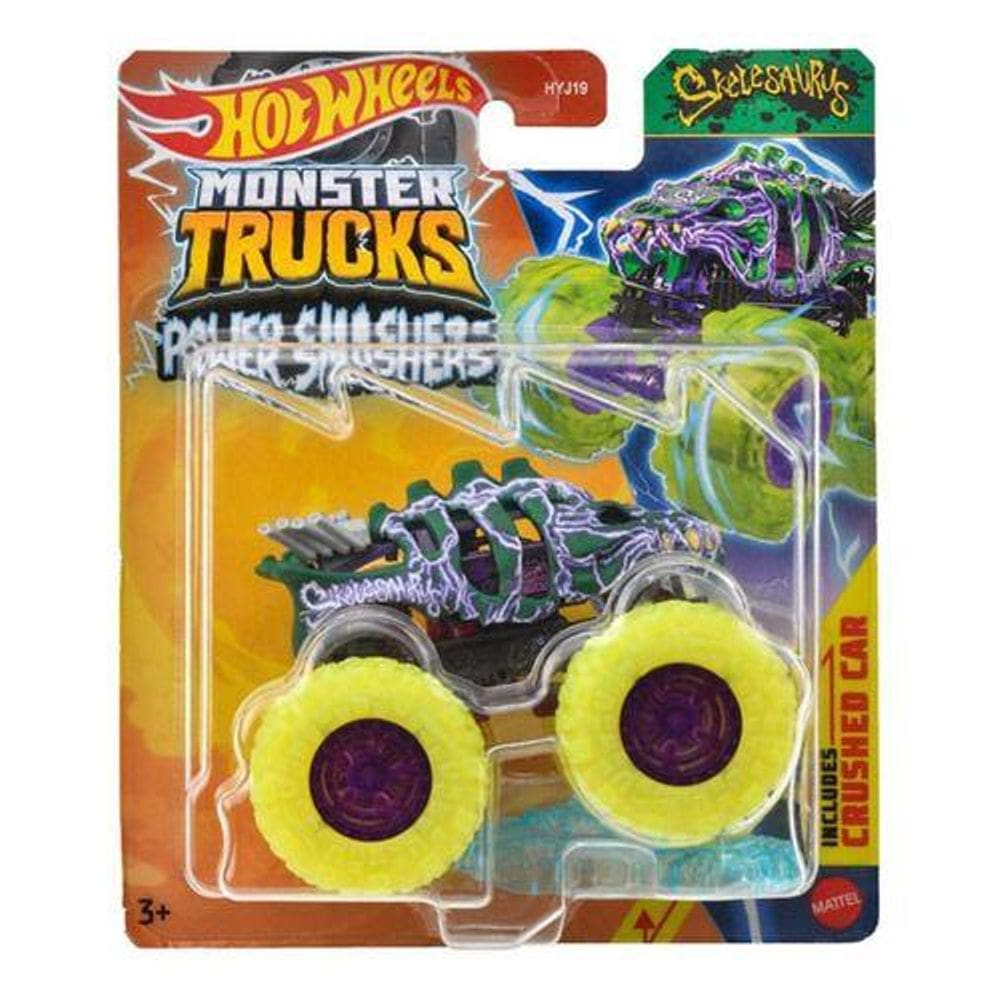 Carrinho - Hot Wheels Skelesaurus - Monster Trucks MATTEL