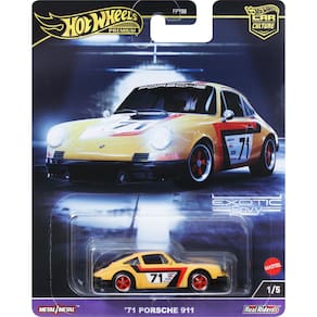 Veículo de brinquedo Hot Wheels Premium Car Culture Porsche 911 `71