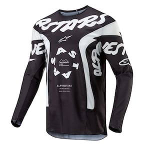 Jersey Alpinestars Racer Hana preto/branco para mulheres tamanho S