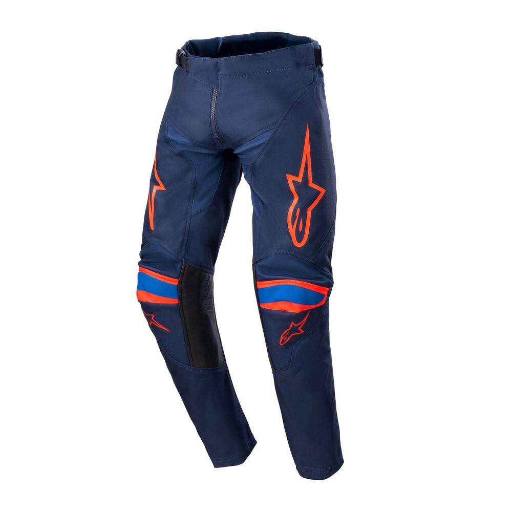Calças Alpinestars Youth Racer Narin Night Navy/Hot Orange 28