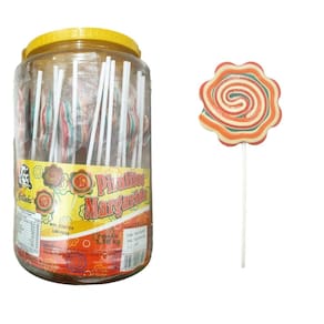 Pirulito Flor Psicodélico Colorido Martinha C/ 30u 1,15Kg