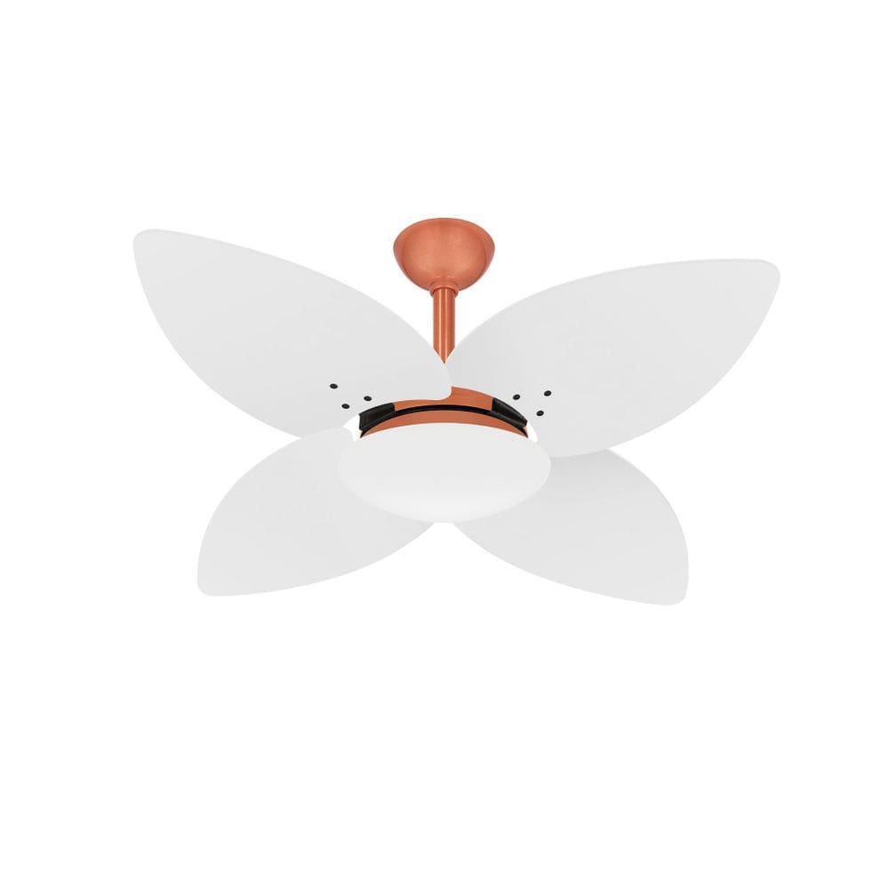 Ventilador Teto Winds Cobre Potente Quarto 4 Pás Ventax 110V