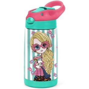 Garrafa De Aluminio 500Ml Harry Potter Verde - Luxcel