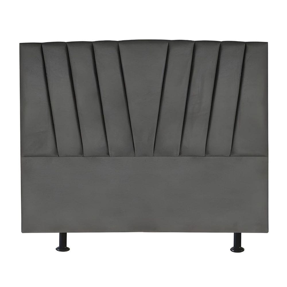 Cabeceira Estofada Cama Box King 195 cm Malu Suede