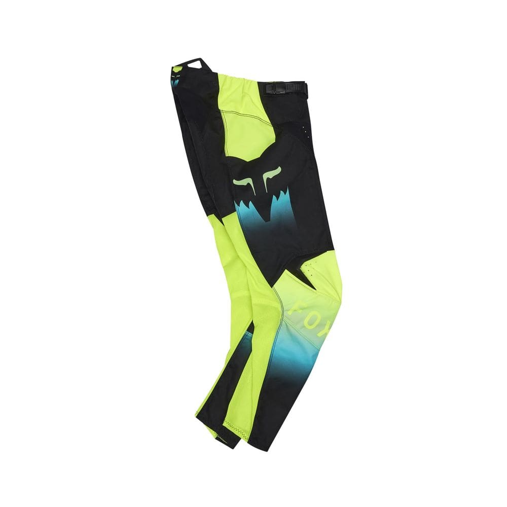 Calça de motocross Fox Racing 180 Flora Youth Girls preta/amarela