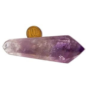 Biterminado Ametista Pedra Sextavado 9 a 10cm Tipo B