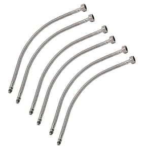 Engate Monocomando Kit 3 Uni Rabicho 80cm Mangueira Par Misturador Flexivel Torneira Pia Cozinha Banheiro Agua Quente Fria