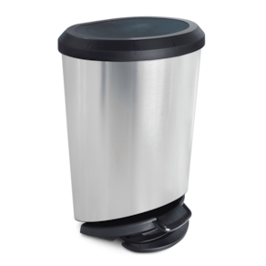 Lixeira com Pedal  Label Inox 20 Litros Arqplast