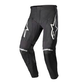Calças Alpinestars Racer Graphite Preta/Preta Refletiva Tamanho 28