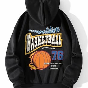 Moletom Feminino de Basquete com Capuz e Bolso ElaShopp