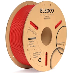 Filamento para impressora 3D ELEGOO PLA Plus 1,75 mm vermelho 1 kg