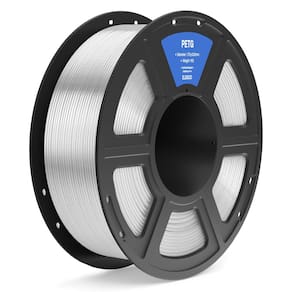 Filamento de impressora 3D ELEGOO PETG 1,75 mm transparente 1 kg