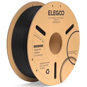 Filamento para impressora 3D ELEGOO PLA Plus 1,75 mm preto 1 kg