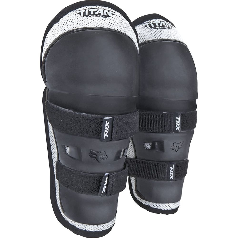 Joelheira/caneleira Fox Racing Kids Titan preto/prata