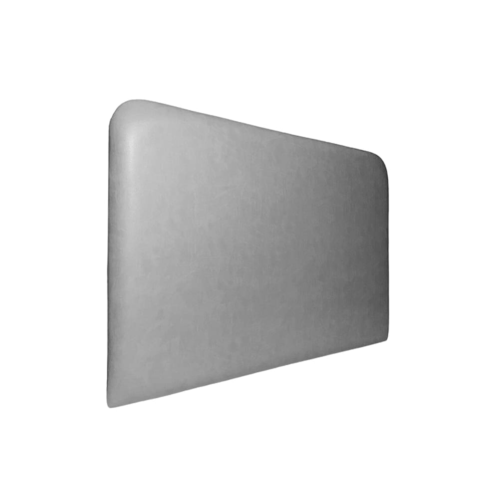 Cabeceira Estofada King Orgânica Não é Segredo Veludo Cinza 195x120