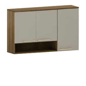 Armario Aereo 3 Portas 120cm Nicho Isis Luciane