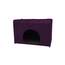 Puff Baú Pet Casa P/ Cachorros E Gatos Em Suede - Roxo
