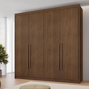 Guarda Roupa Casal 4 Portas Conquista Móveis