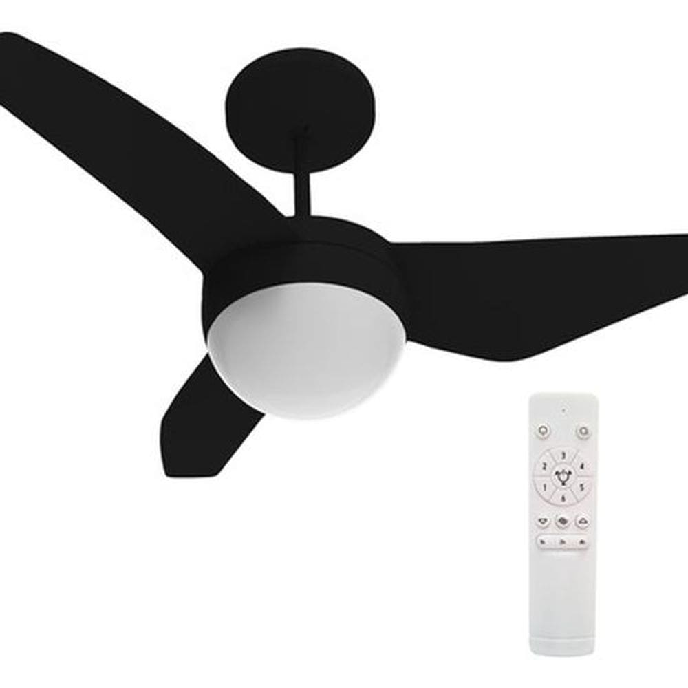Ventilador Teto Controle Remoto 83cm Nano Black Bivolt