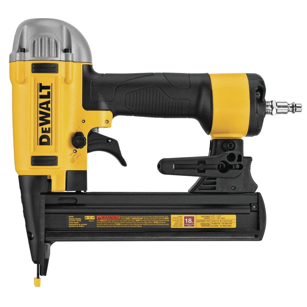 Grampeador de acabamento DEWALT DWFP1838 calibre 18 com motor de longa duração