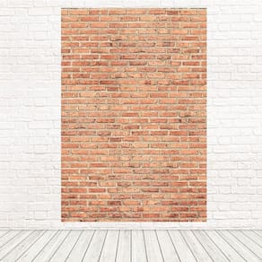 Painel Retangular 3D Sublimado Muro Tijolos 1,5X2,2 Frt-2248