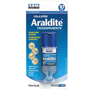 Adesivo Araldite Transparente 6g em Seringa e Blister - Tekbond 10828500602