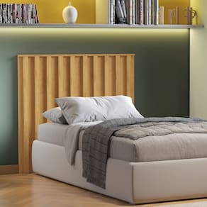 Cabeceira Solteiro Ripada 100 MDF Vitoria Móveis Europa