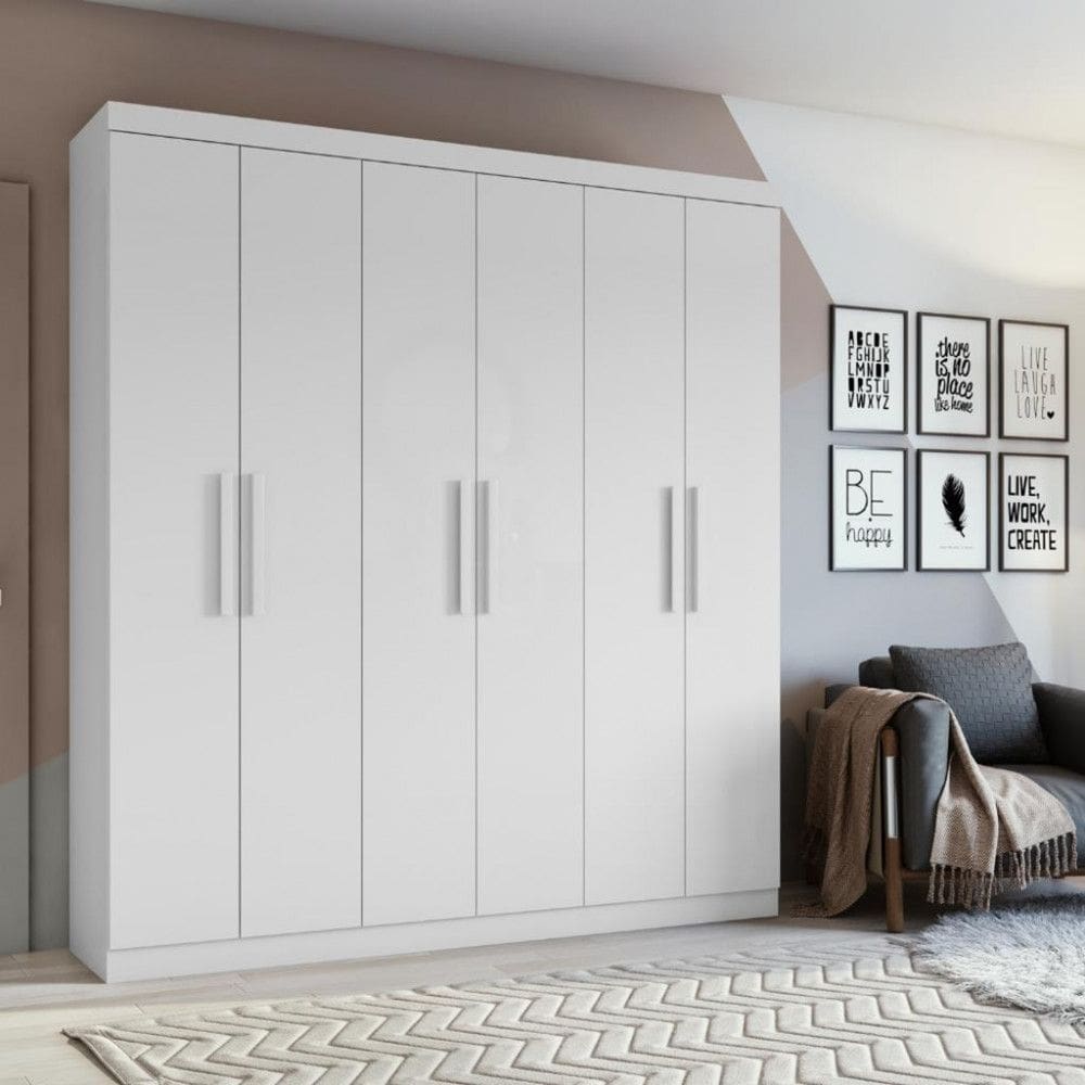 Guarda Roupa Casal 6 Portas Jazz Lopas