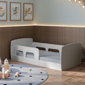 Mini Cama montessoriana com Proteção Lateral Ninho Movelbras