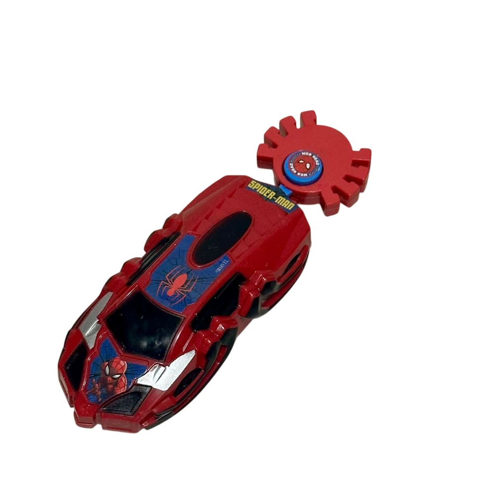 Carrinho Spider Man Homem Aranha Chave Lançadora Brinquedo