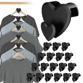 Gancho Extensor Cabide Roupas Conector Kit 12 Ganchos