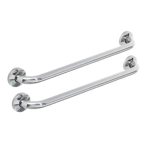 Alça Barra de Apoio Inox 80cm Kit 2 Unid Cadeirante Idoso Deficiente Corrimao Box Banheiro Corredor Apoio Segurança Acessibilidade