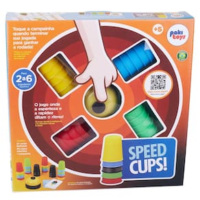 Jogo Speed Cups Pakitoys 1200
