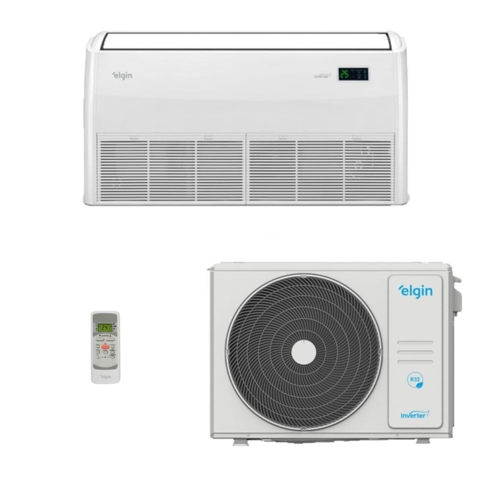 Ar-Condicionado Split Piso Teto Inverter Eco R-32 Elgin 30.000 BTUs Quente/Frio 220V Monofásico