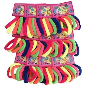 72 Unidades Elástico De Cabelo Rabicó Xuxinha Colorido Neon