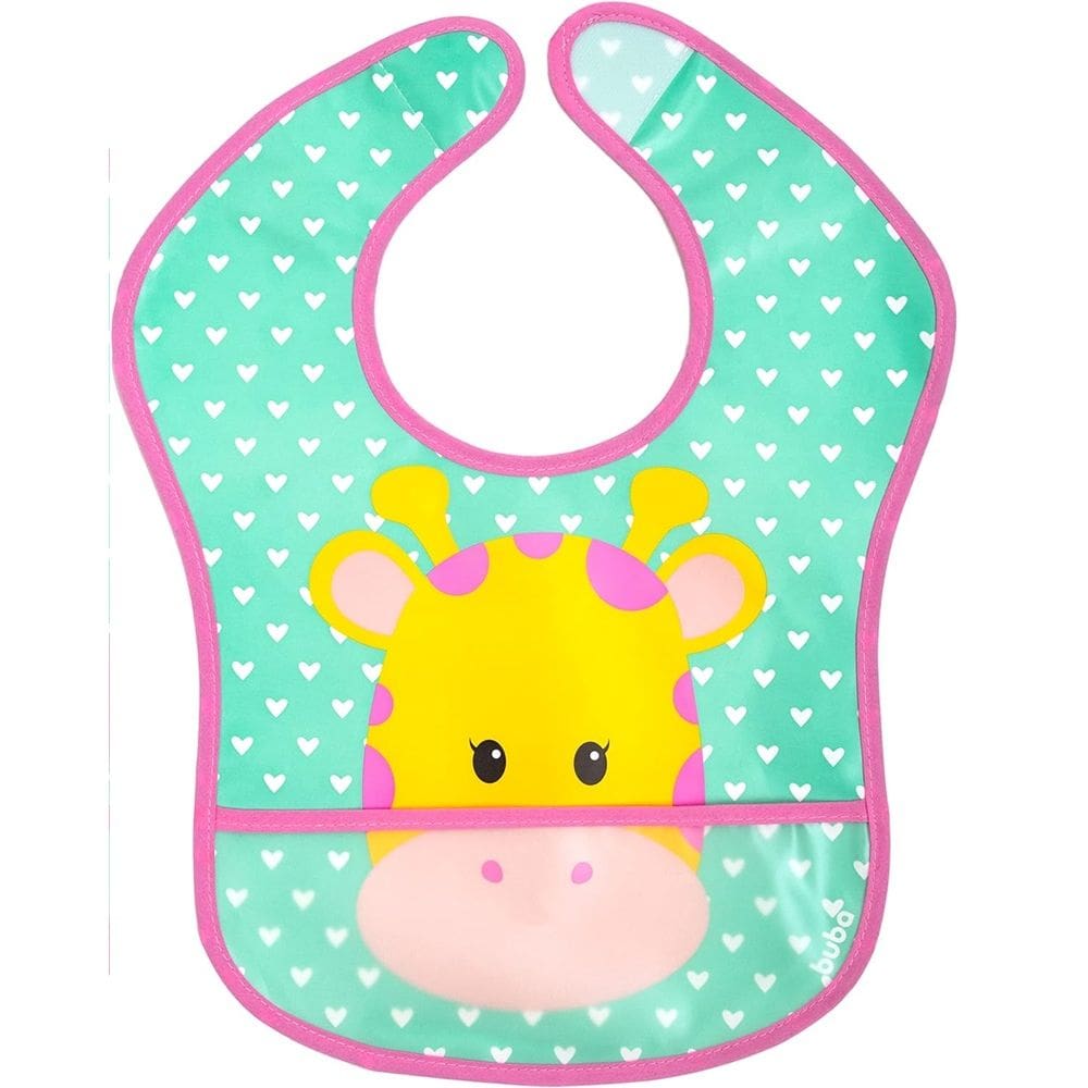 Babador Com Bolso Girafa - Buba