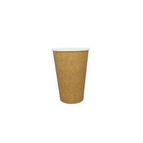50Un Copo Papel Biodegradável Café 300Ml Kraft