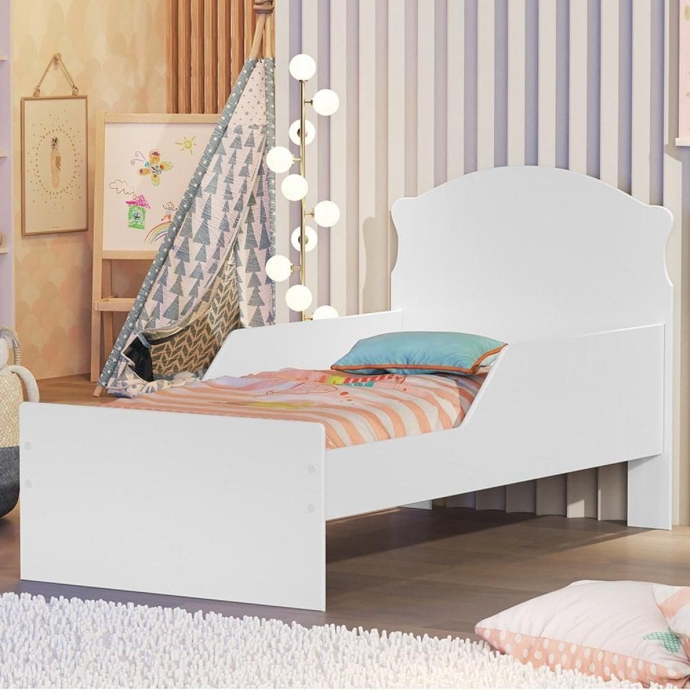 Mini Cama Infantil/Juvenil Livia Branco
