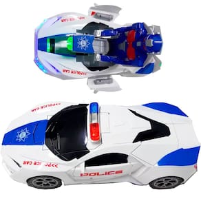 Carrinho Lamborghini Transformers Brinquedo Elétrico LED Som