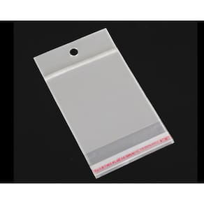 Saco Adesivado Transparente Com Solapa 13x30 500 Unidades