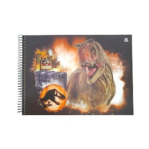 Caderno Cartografia 80 Fls Jurassic World Capa 3 - Animativa