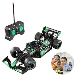 Carrinho F1 Controle Remoto Solta Fumaça E Simula Led