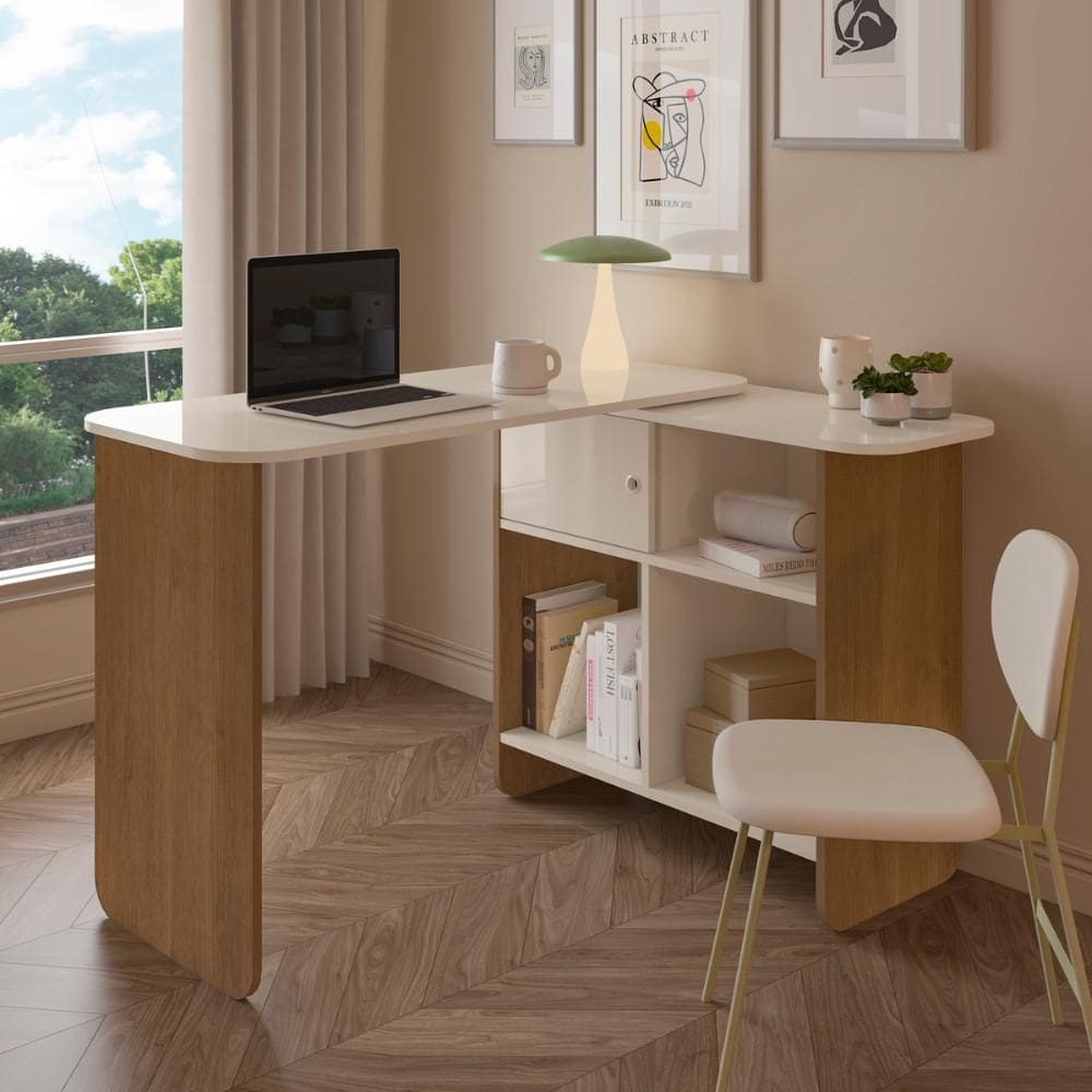 Escrivaninha Walker Cinamomo Off White