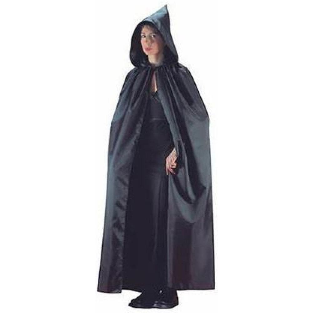 Capa Com Capuz Preto Adulto Para Haloween