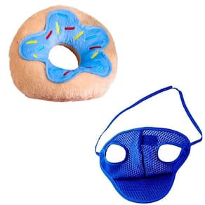 Kit Boné E Pelúcia Rosquinha Para Cães E Gatos - Gg