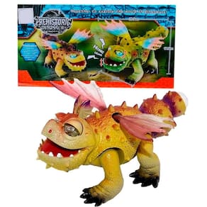 Brinquedo Infantil Dragão Com Luz E Som Movimento Dinossauro