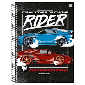 Caderno Univ. 80 Folhas Velozes e Furiosos Capa1 - Animativa