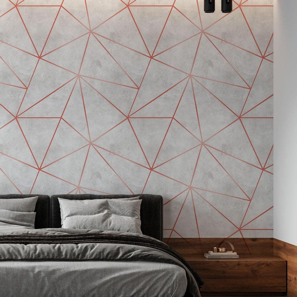 Kit 3 Rolos Papel De Parede Adesivo Zara Cimento 3,0M